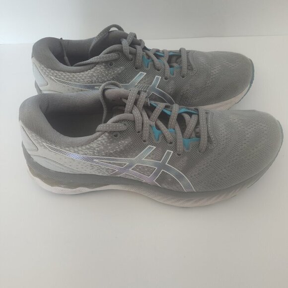 Ladies SZ 7 Asics Gel-Nimbus 23 Grey Running Sneaker - Picture 3 of 7